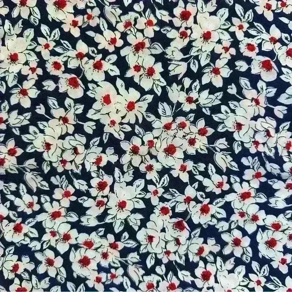 Banana Republic Cap Sleeve Blouse, Split Neck, floral Sz XS - Picture 5 of 5